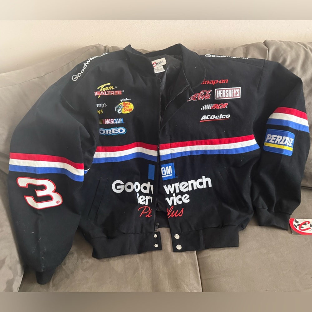Vintage Chase Authentics Dale Earnhardt Sr #3 Goodwrench Racing Jacket NASCAR